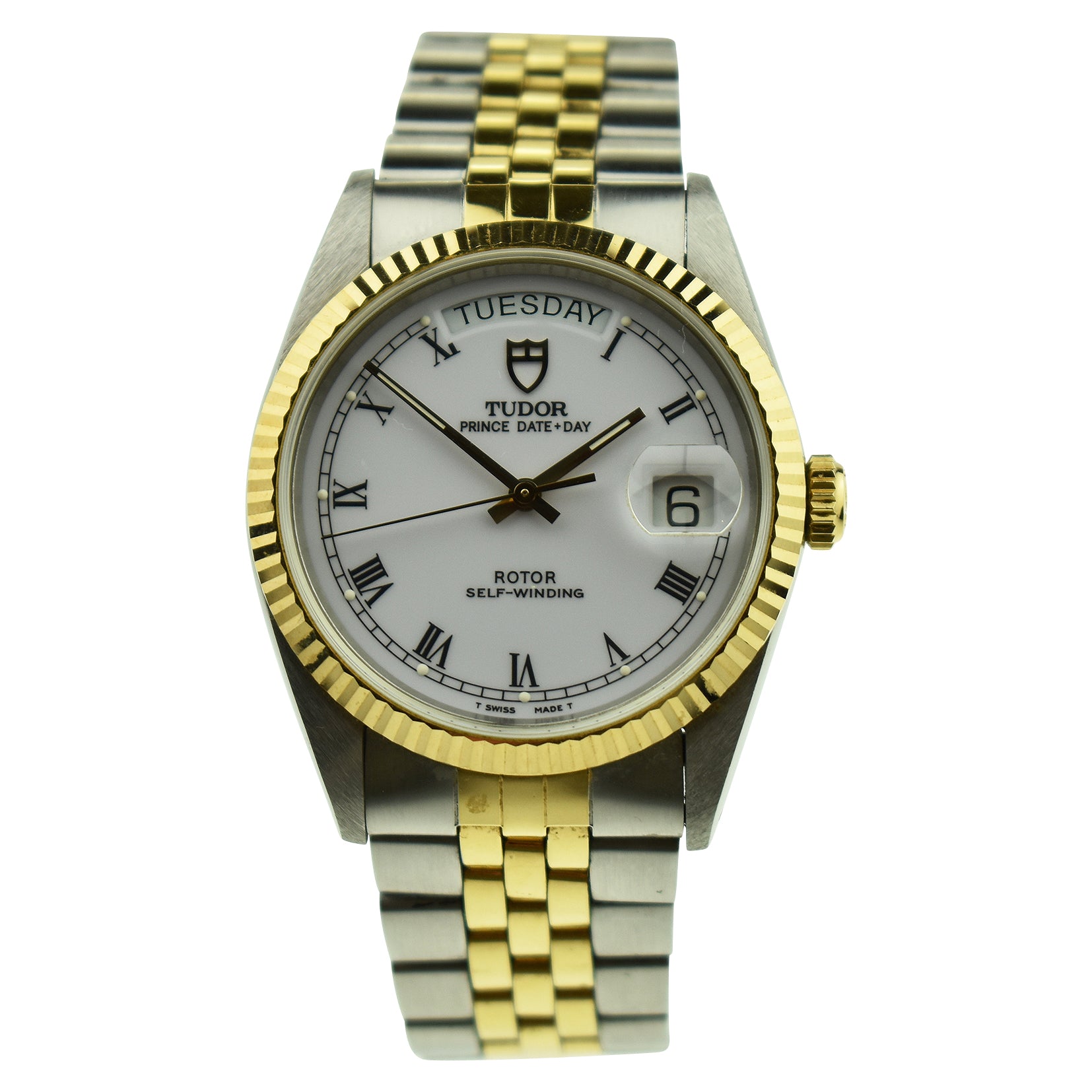 Tudor Prince Date-Day Steel & Gold 76213