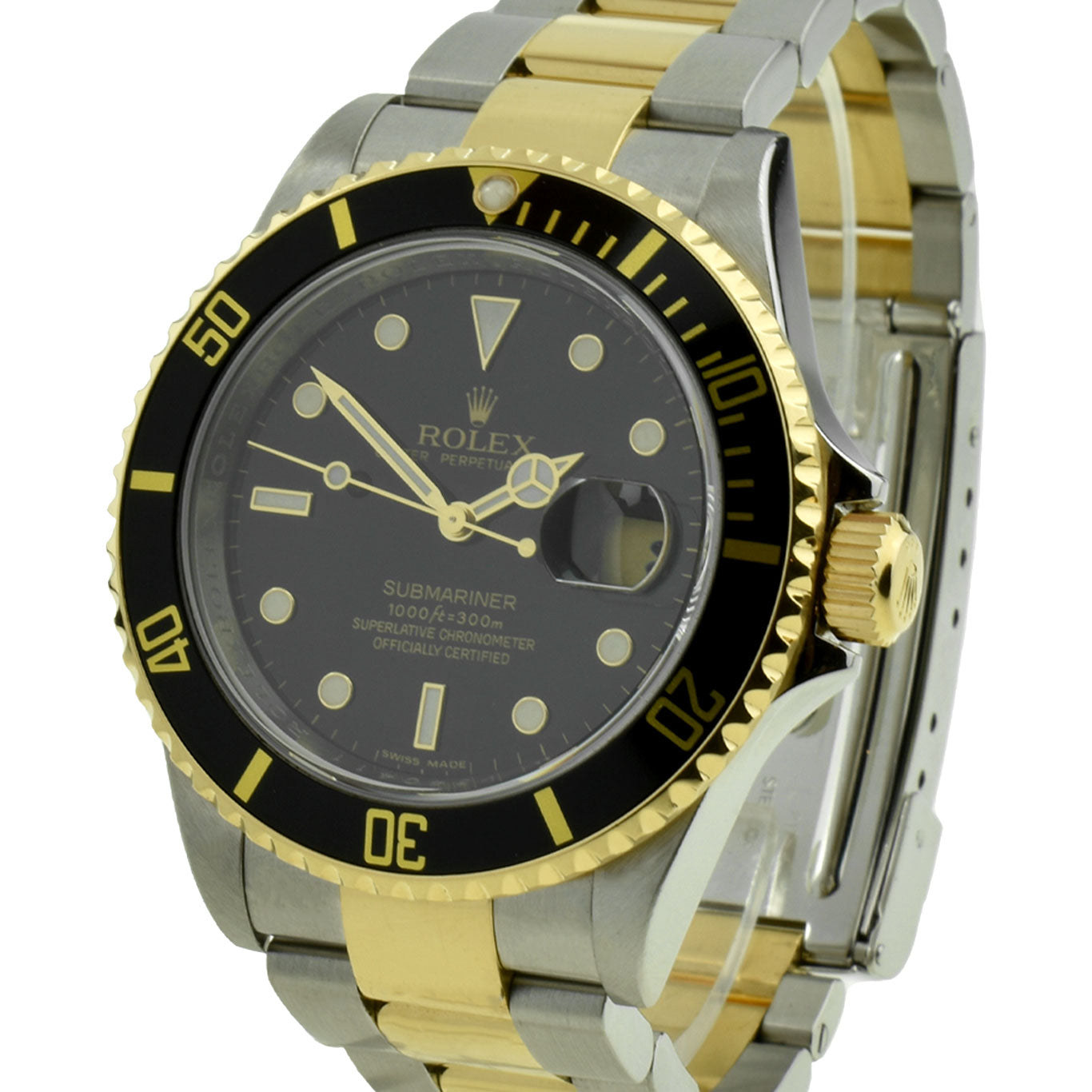 Rolex Submariner Date Stainless Steel & Gold 16613LN