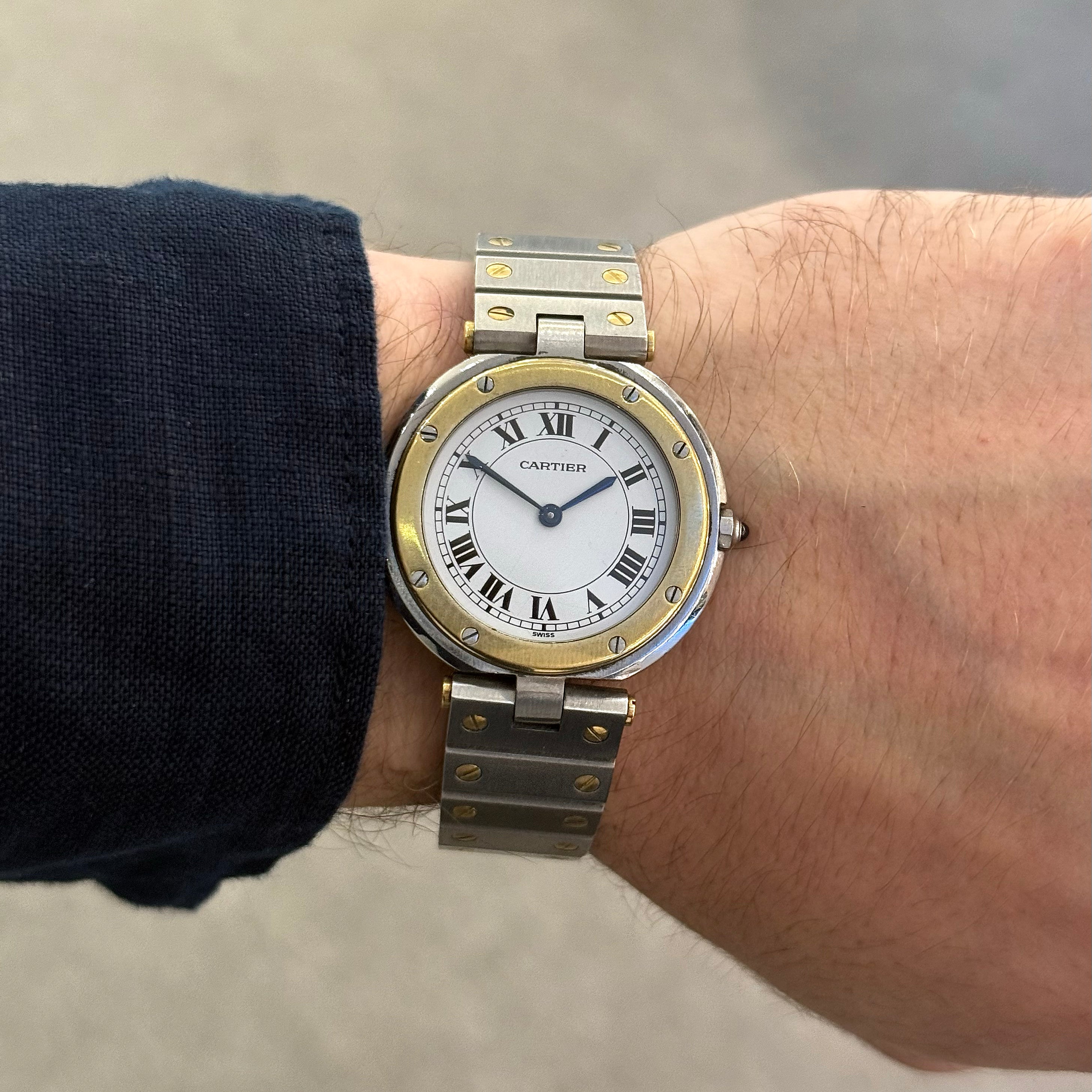 Cartier Santos Vendome Gold & Steel 8192