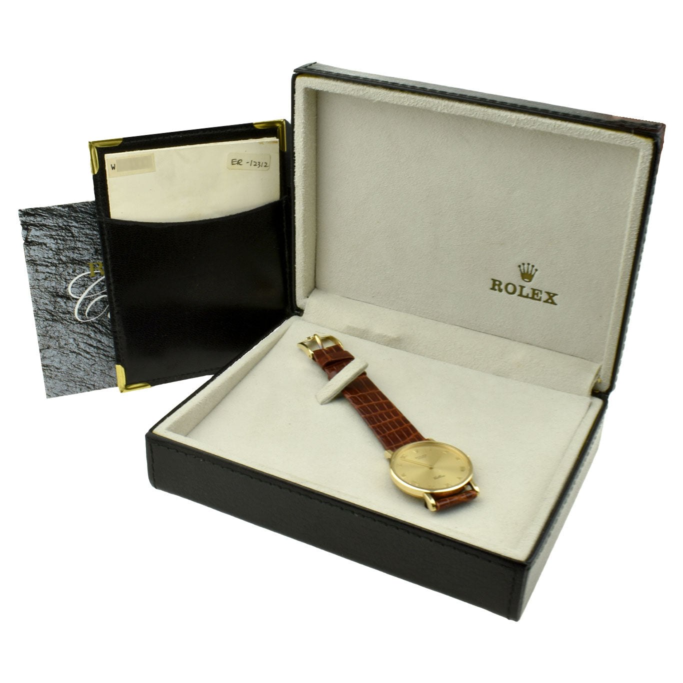 Rolex Cellini 18k Gold Mechanical Wristwatch 5112