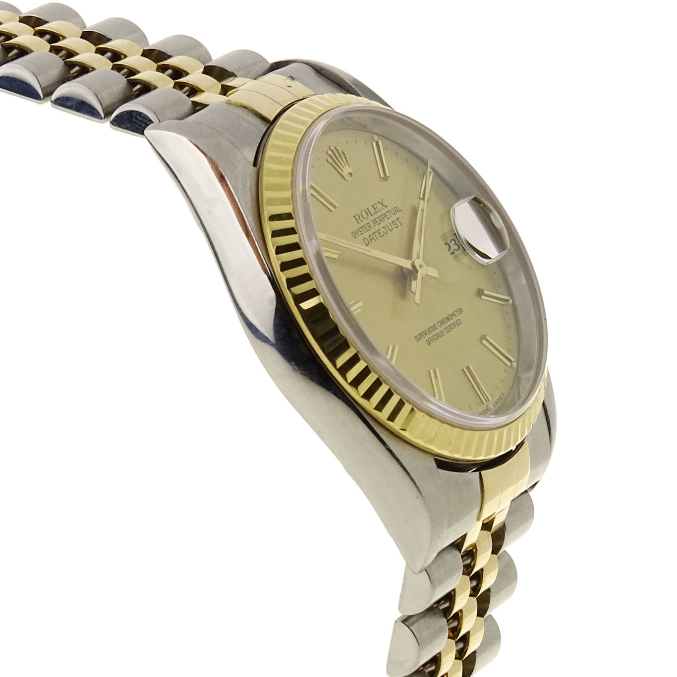 Rolex Datejust Oyster Perpetual Steel and Gold 16233
