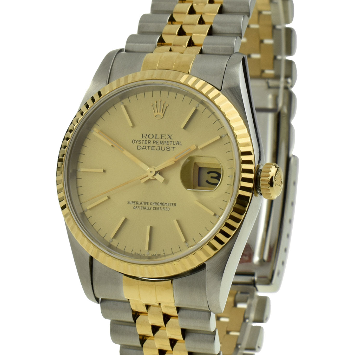 Rolex Datejust Oyster Perpetual Steel & Gold 16233