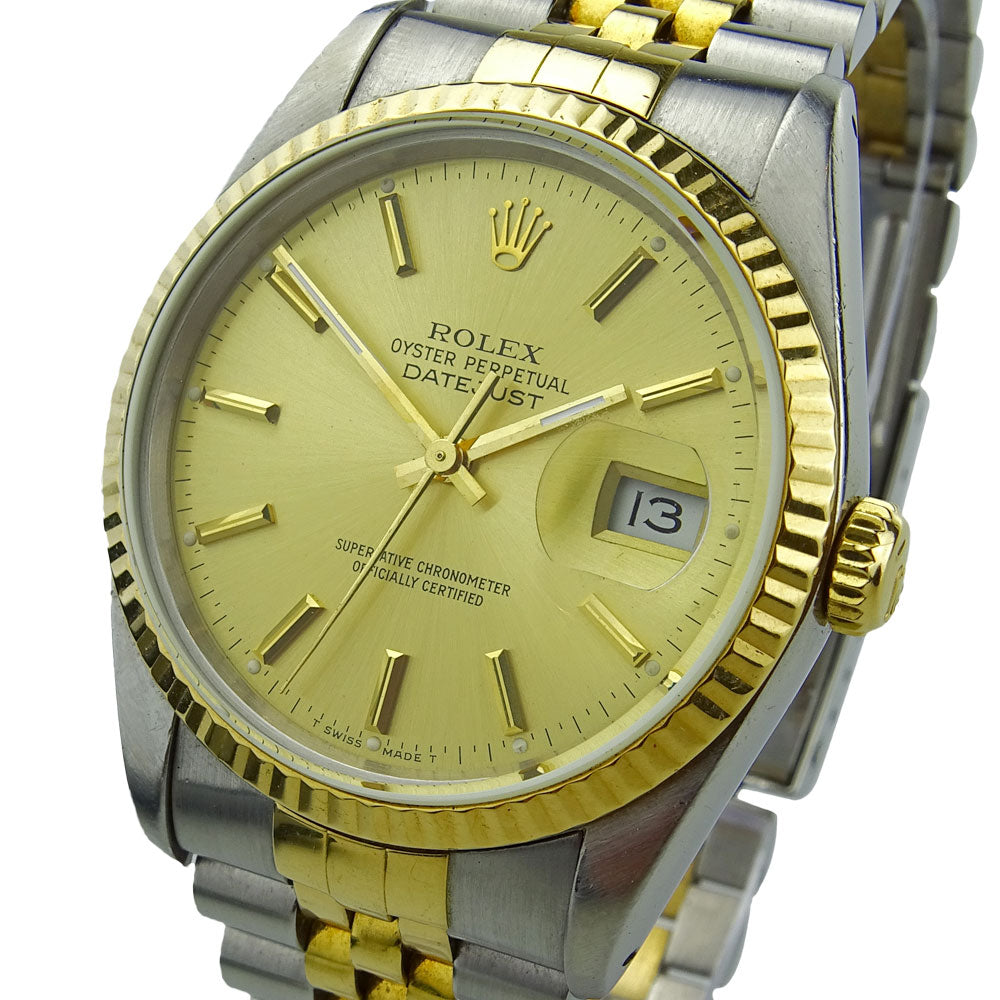 Rolex Datejust Steel and Gold 16233