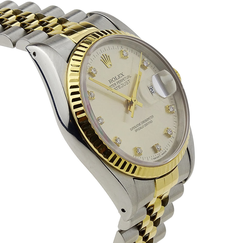 Rolex Datejust Steel and Gold 16233