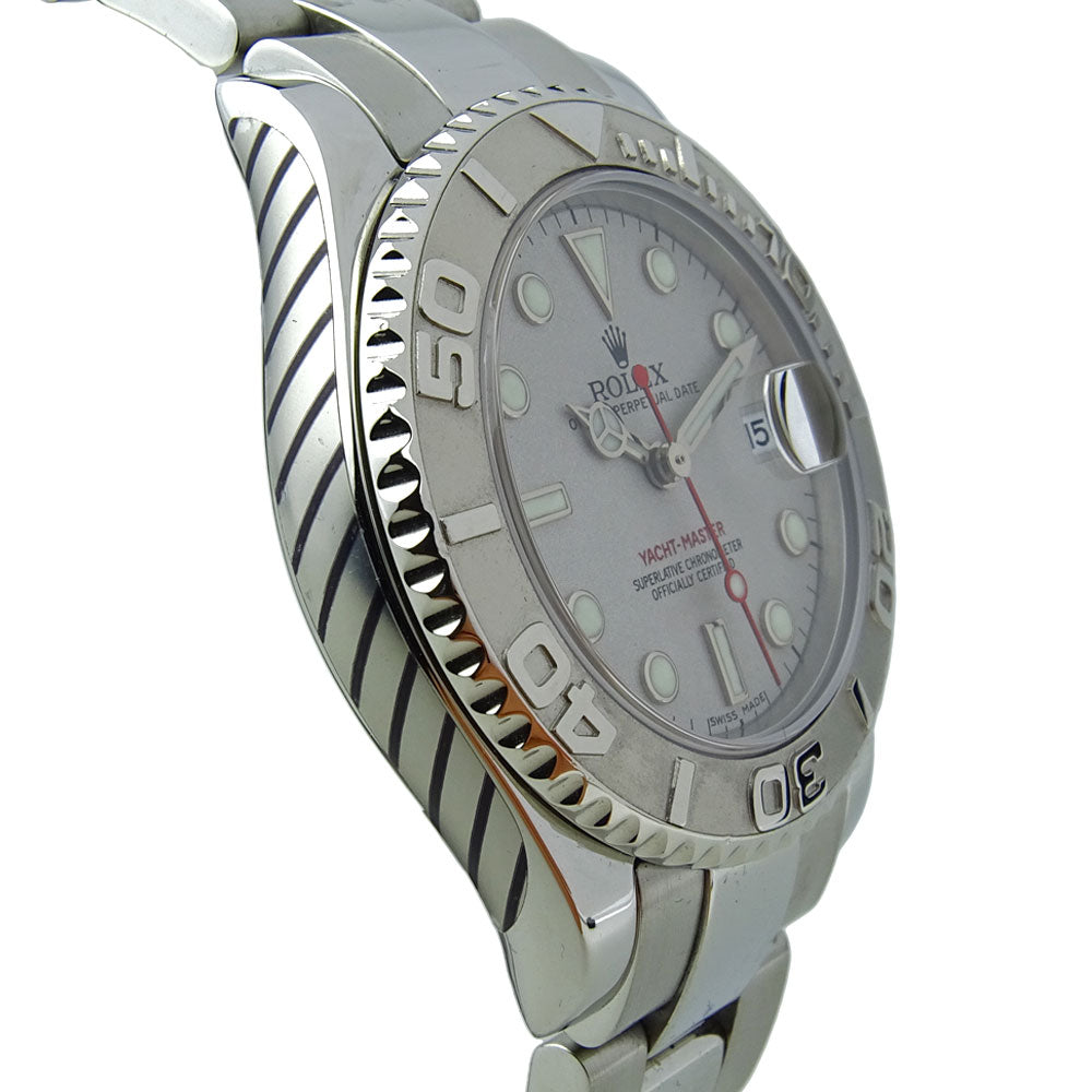 Rolex Yacht-Master Mid Size Stainless Steel & Platinum 168622