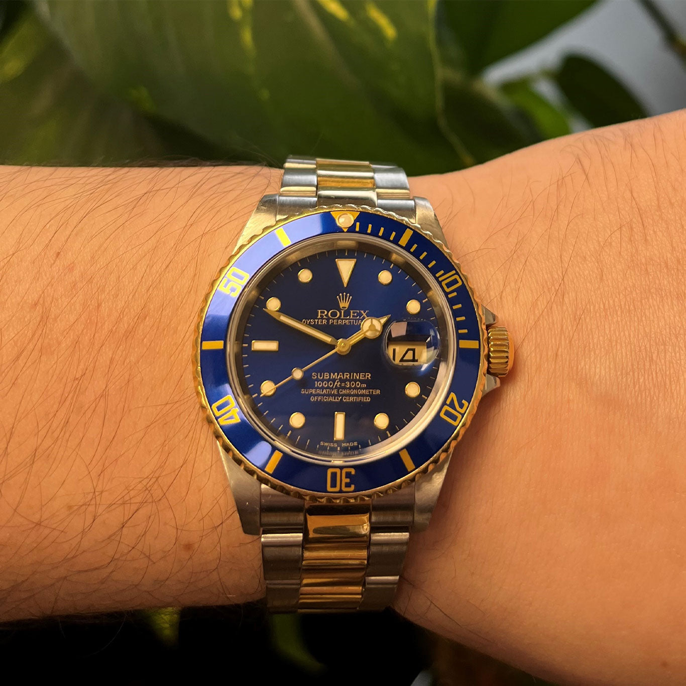 Rolex Submariner Date Oyster Perpetual Steel & Gold 16613