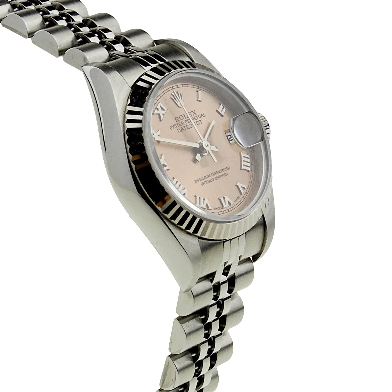 Rolex Lady Datejust Steel & White Gold Bezel 79174