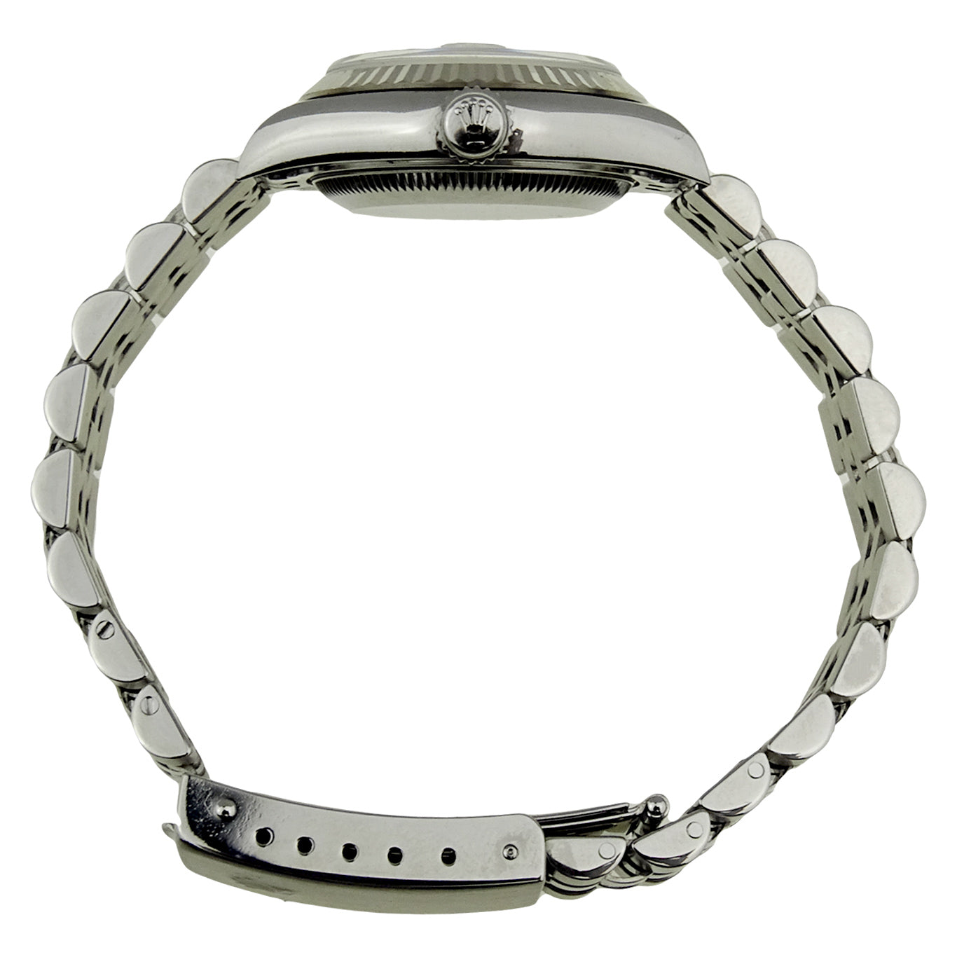 Rolex Lady Datejust Steel & White Gold Bezel 79174
