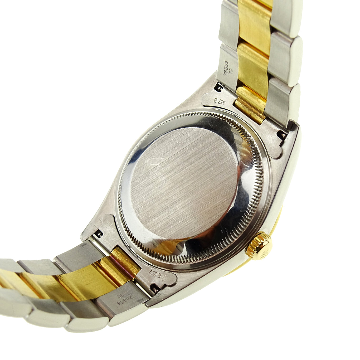 Rolex Date Oyster Perpetual Steel and Gold 15203