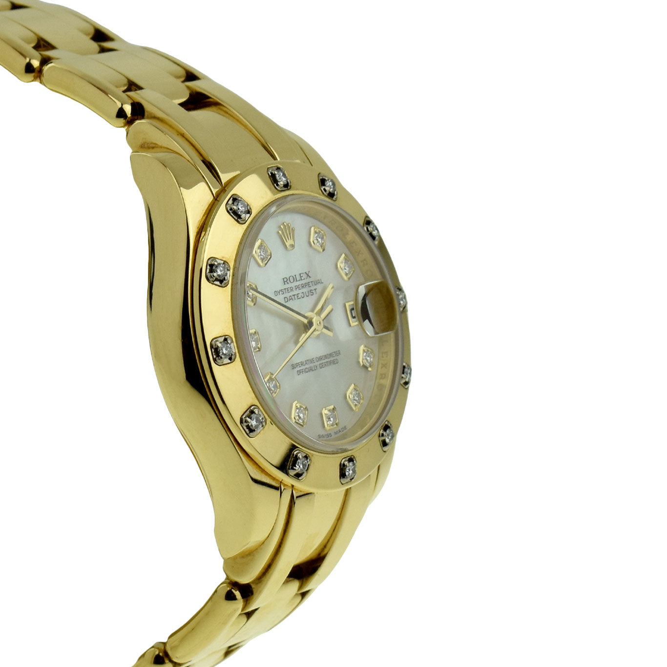 Rolex Lady Datejust Pearlmaster 18ct Gold Diamond Set 80318
