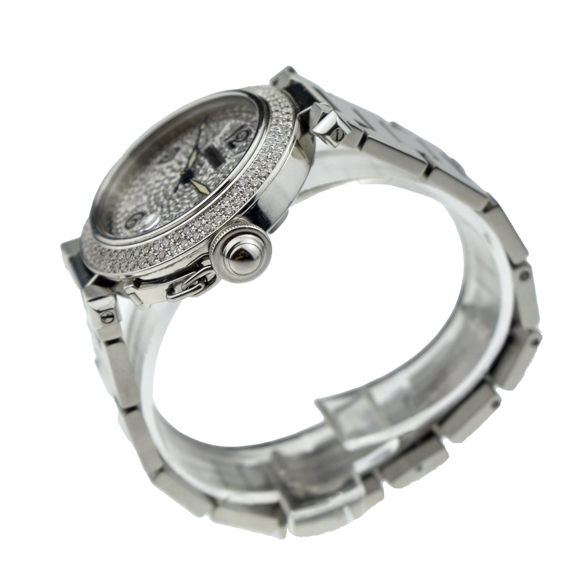 Cartier Pasha Diamond Set Bezel & Dial