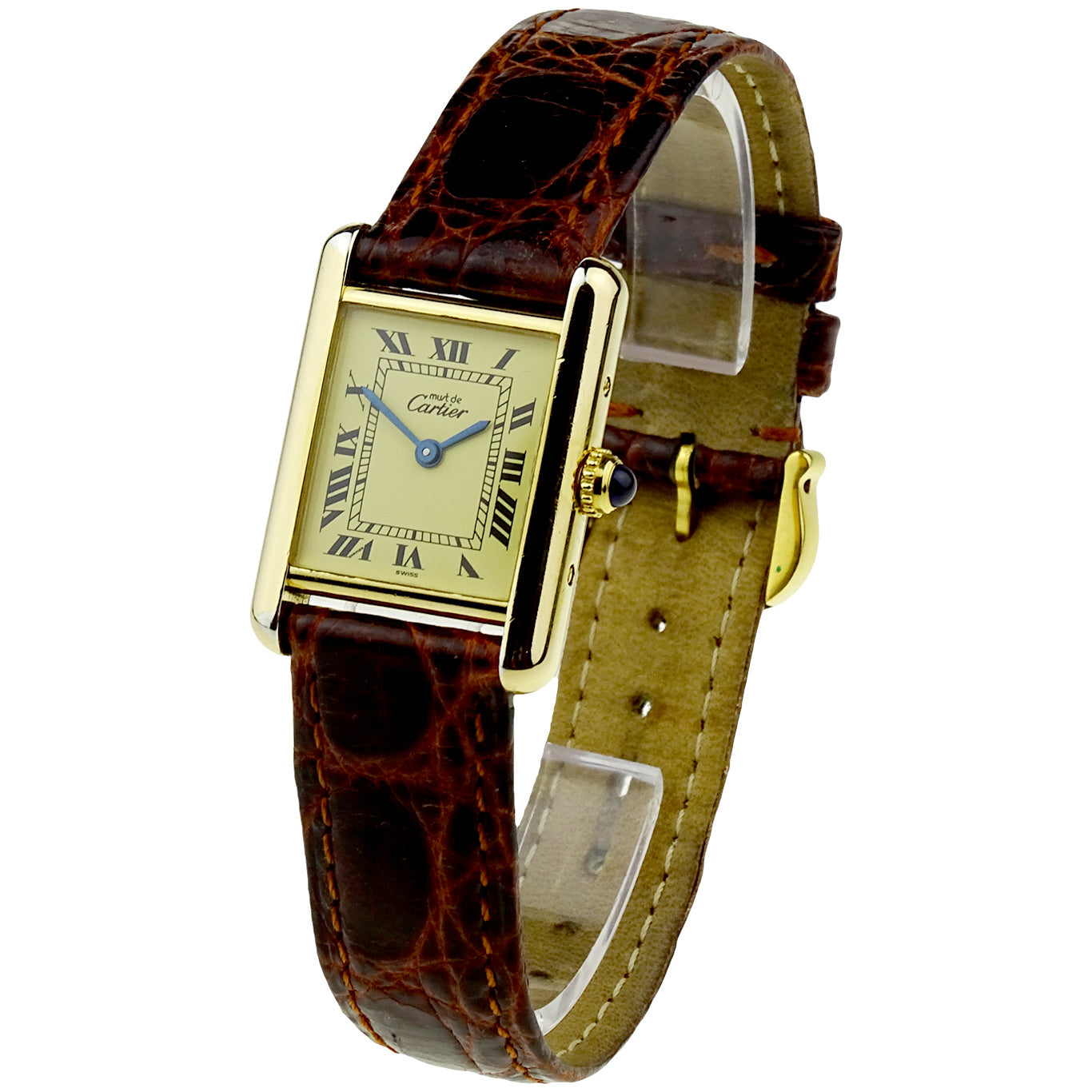 Cartier Must De Cartier Tank Gold Plate 1613