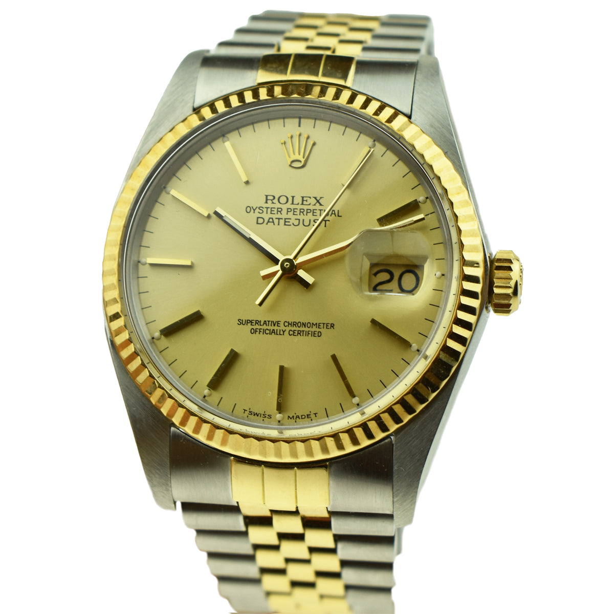 Rolex Datejust Stainless Steel & Gold 16013