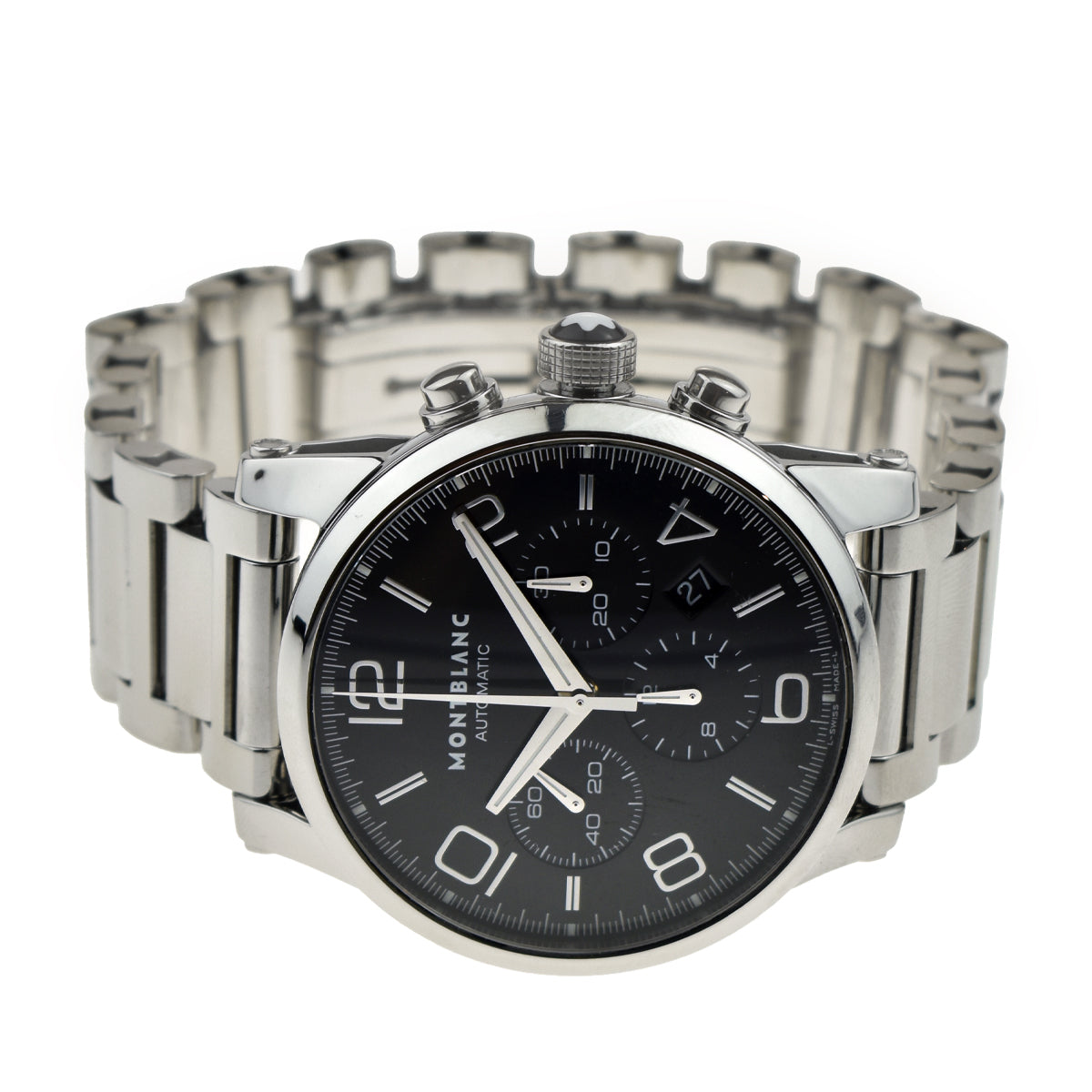 Mont Blanc Timewalker Chronograph Black & Steel
