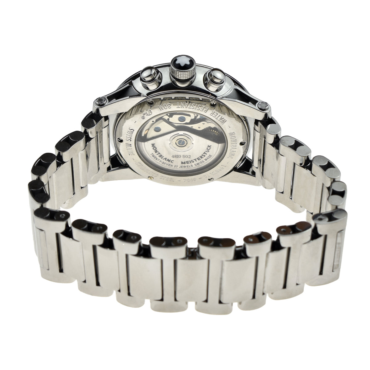 Mont Blanc Timewalker Chronograph Black & Steel