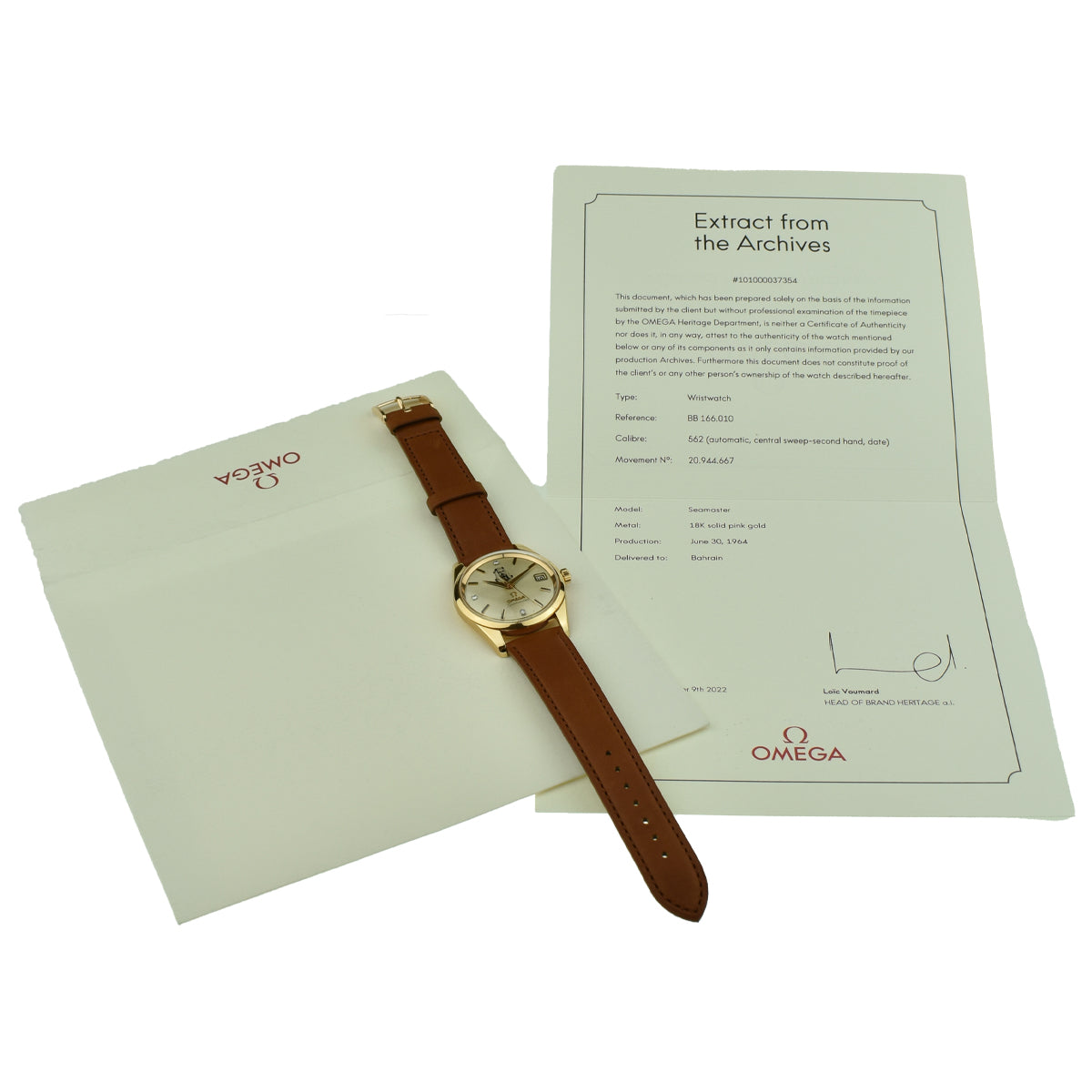 Omega Seamaster Sheikh Isa Bin Salman Al Khalifa BB 166.010