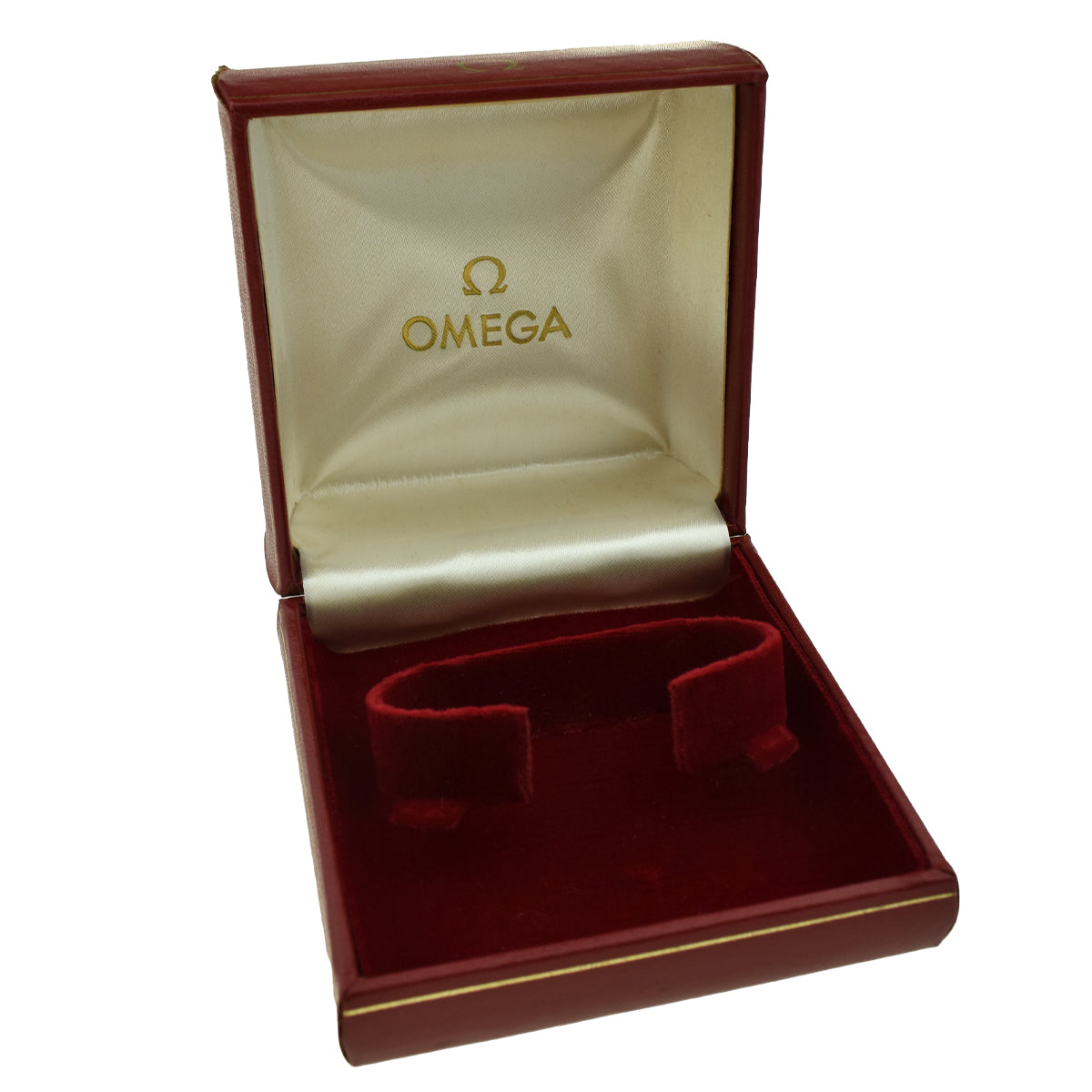 Omega Vintage Red 1960 / 1970's Wristwatch Box