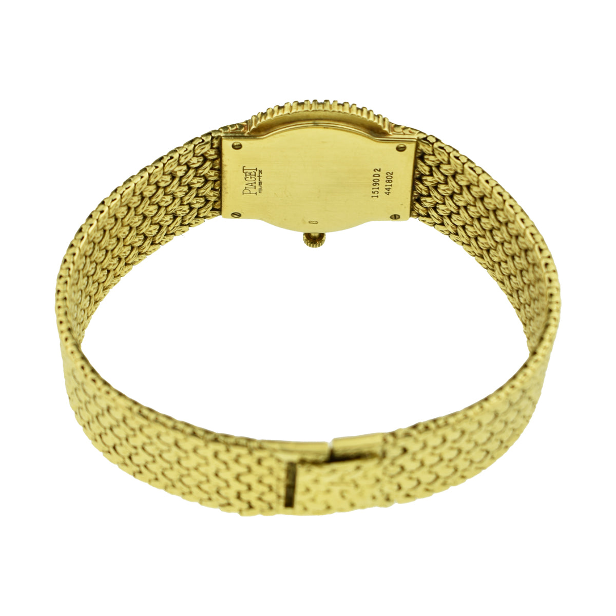 Piaget Cocktail Watch Yellow Gold Diamond Bezel