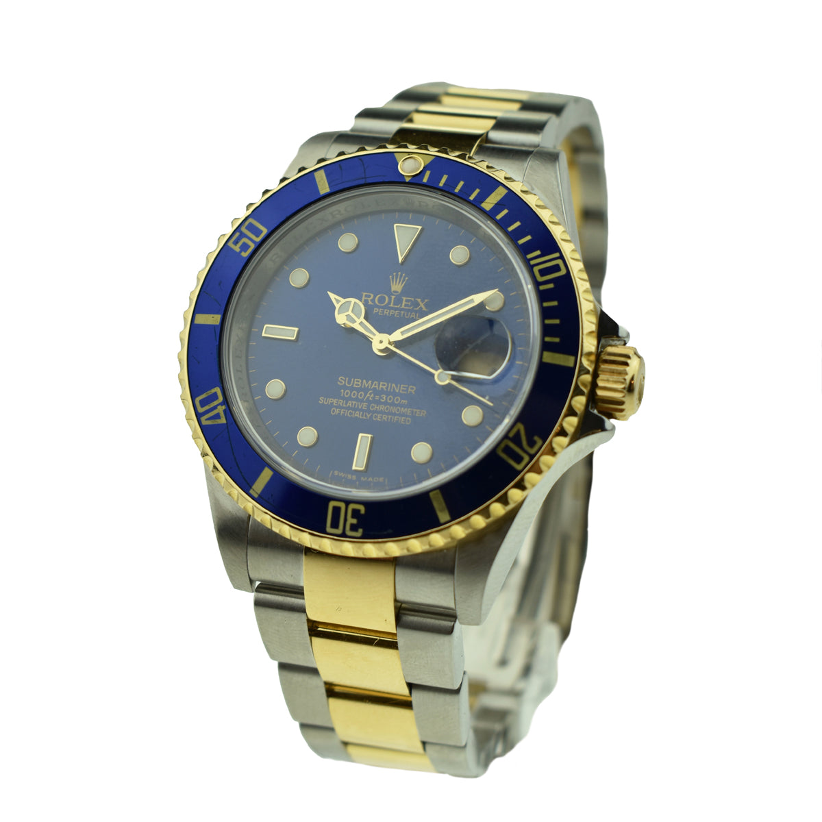 Rolex Submariner Date Stainless Steel & Gold 16613