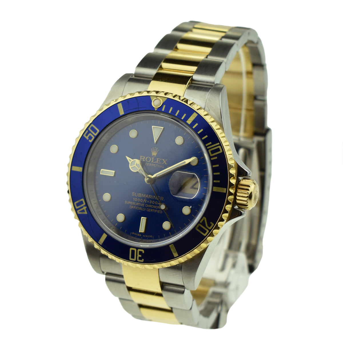 Rolex Submariner Date Stainless Steel & Gold 16613