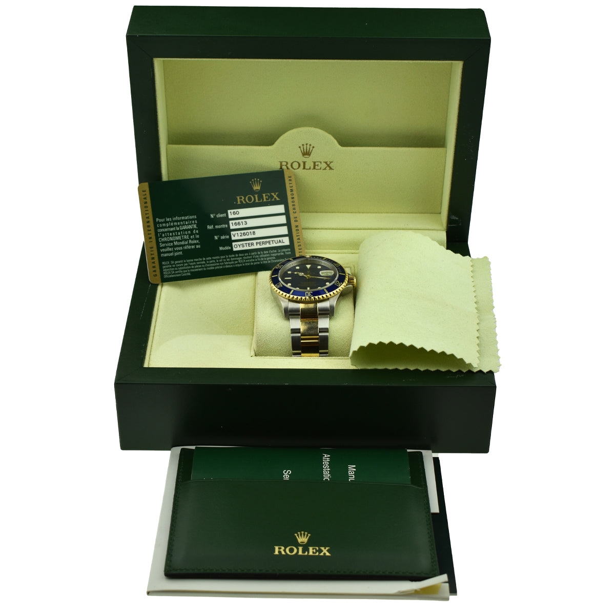 Rolex Submariner Date Stainless Steel & Gold 16613