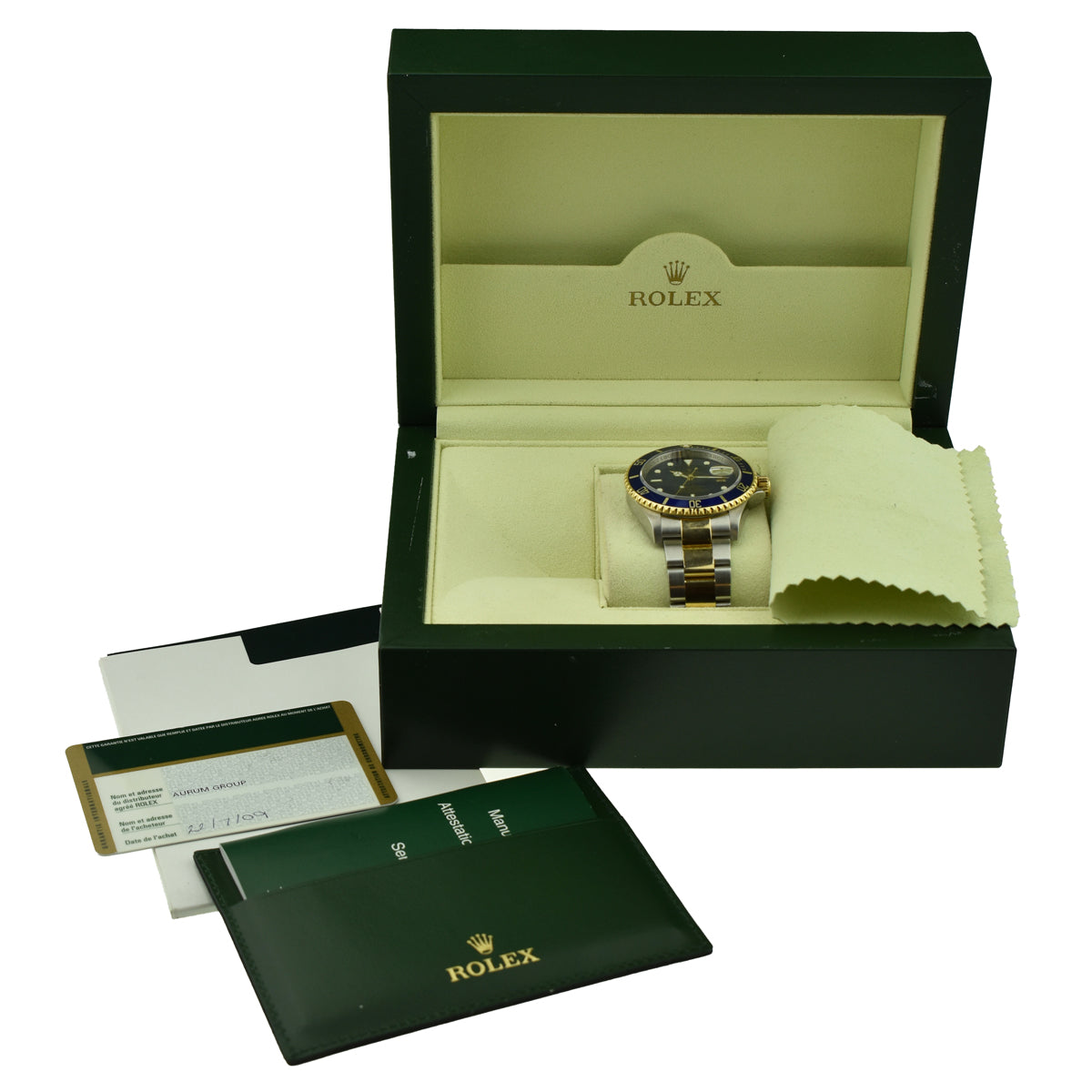 Rolex Submariner Date Stainless Steel & Gold 16613