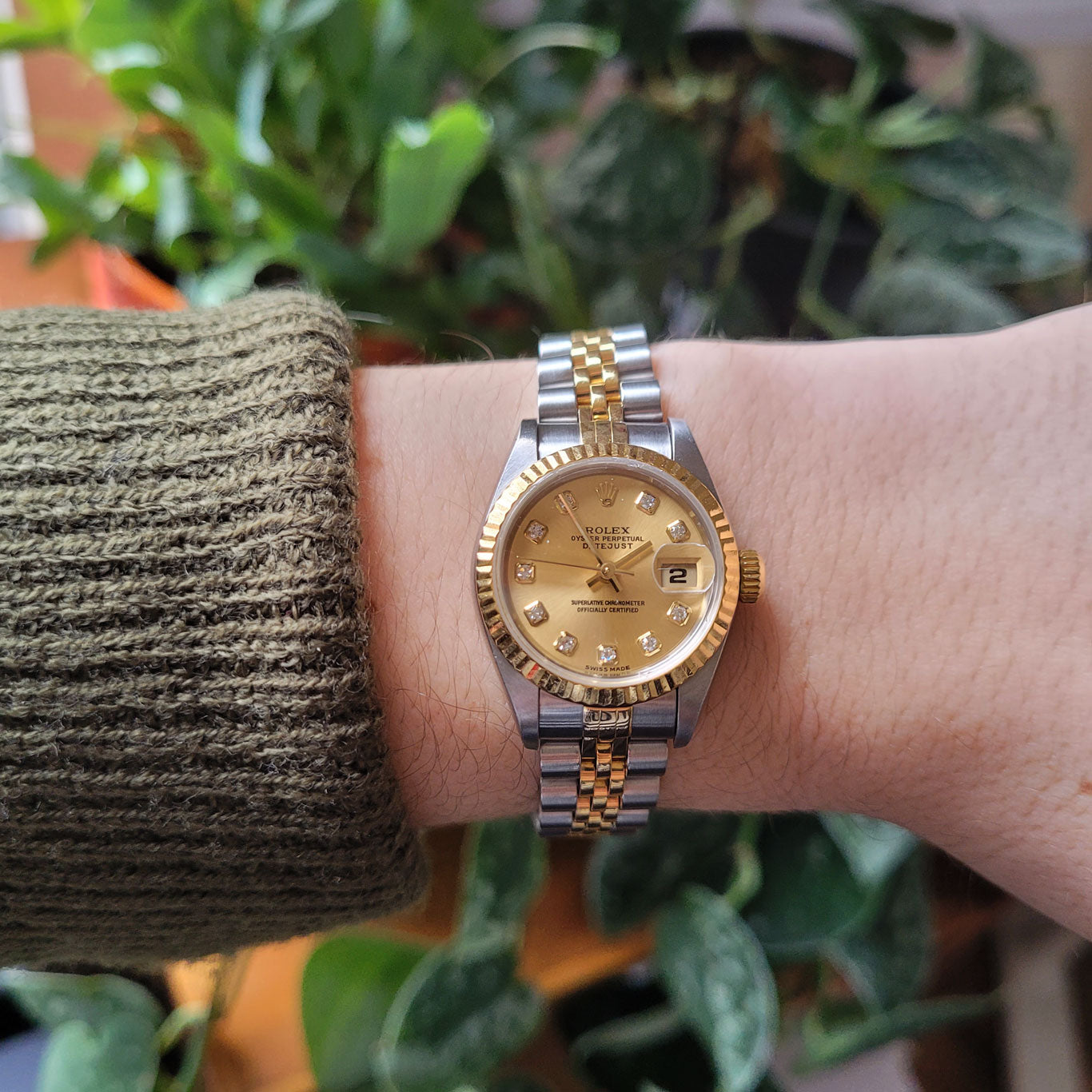 Rolex Lady Datejust Steel and Gold 79173