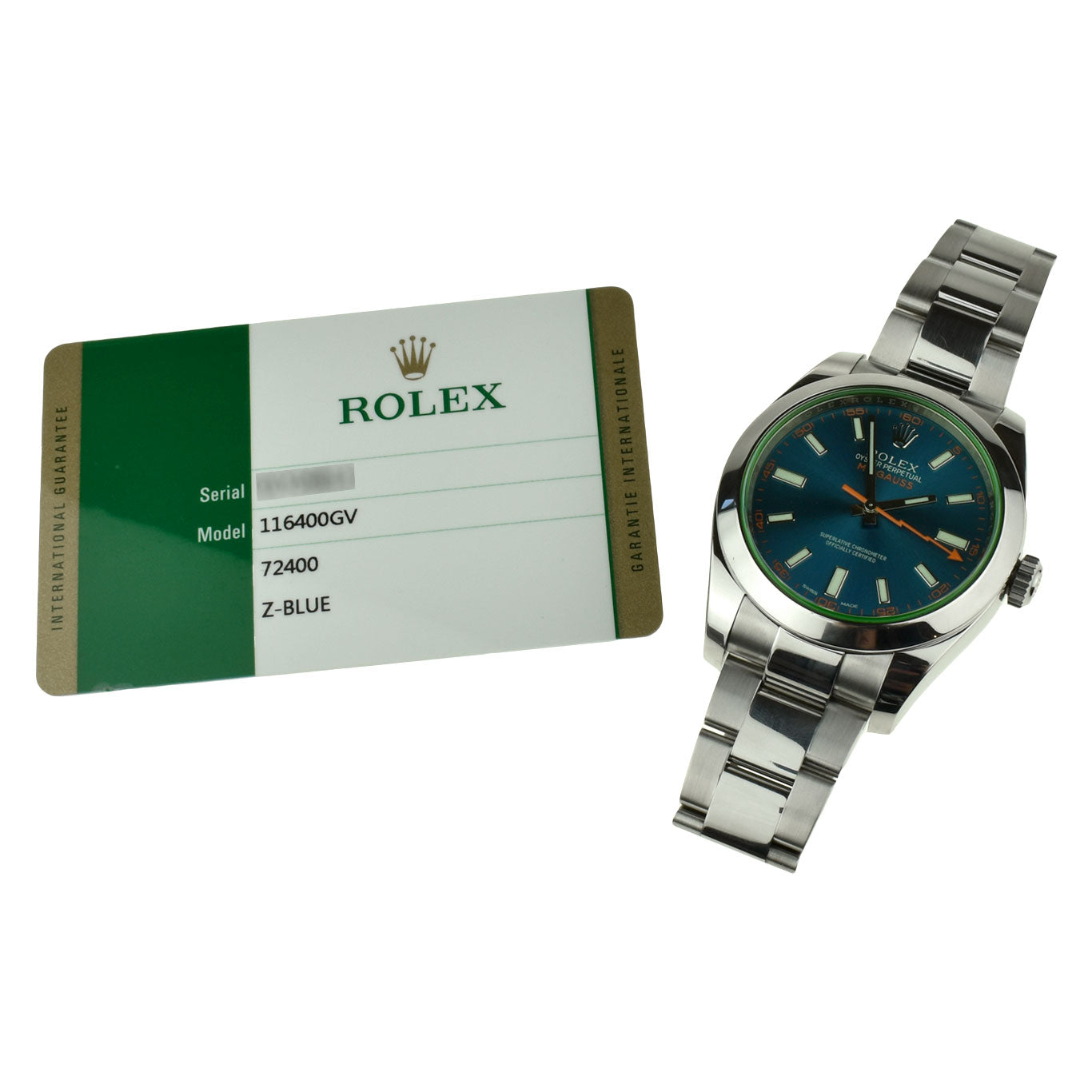Rolex Milgauss Oyster Perpetual 116400GV