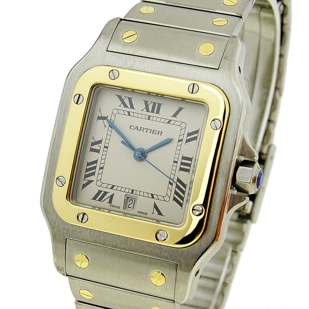 Cartier Santos Galbee Steel &amp; Gold Quartz 187901