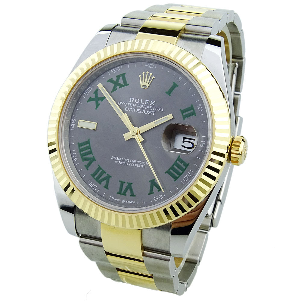 Rolex Datejust II Steel and Gold Wimbledon 126333
