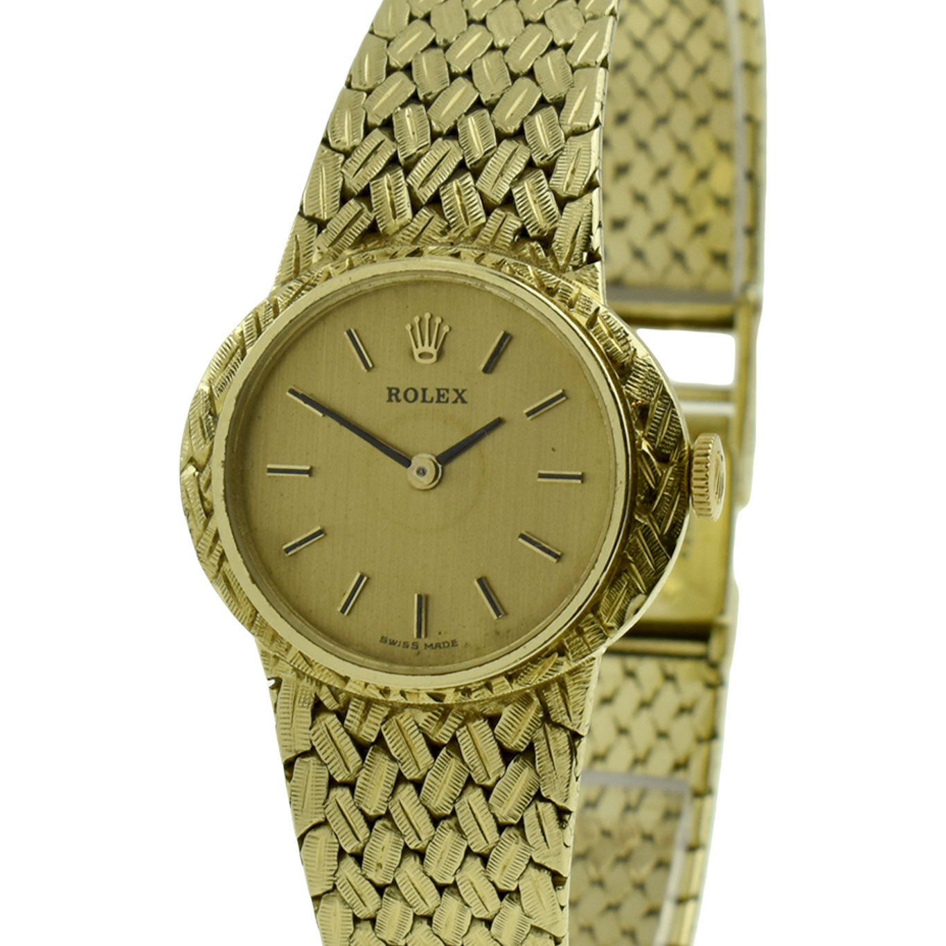 Rolex Ladies 14ct Gold Mechanical Wristwatch