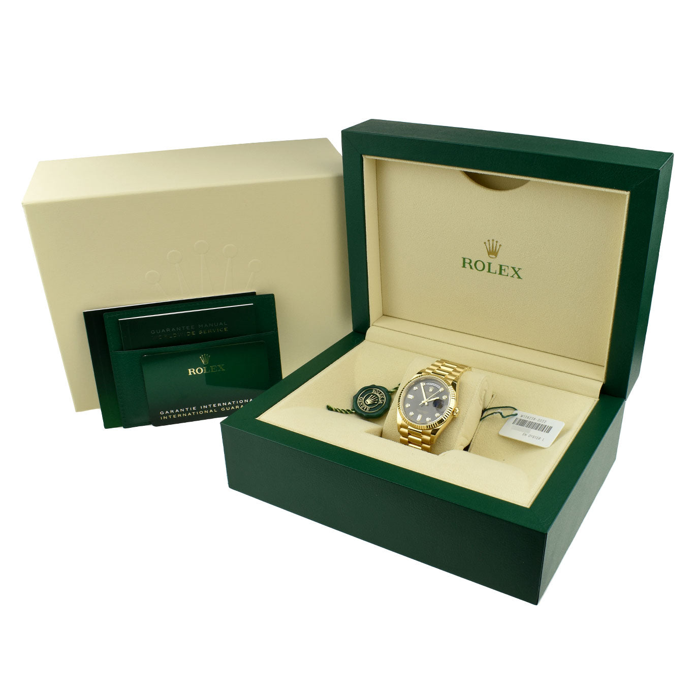 Rolex Day-Date 36 18ct Gold Diamond Dot 128238