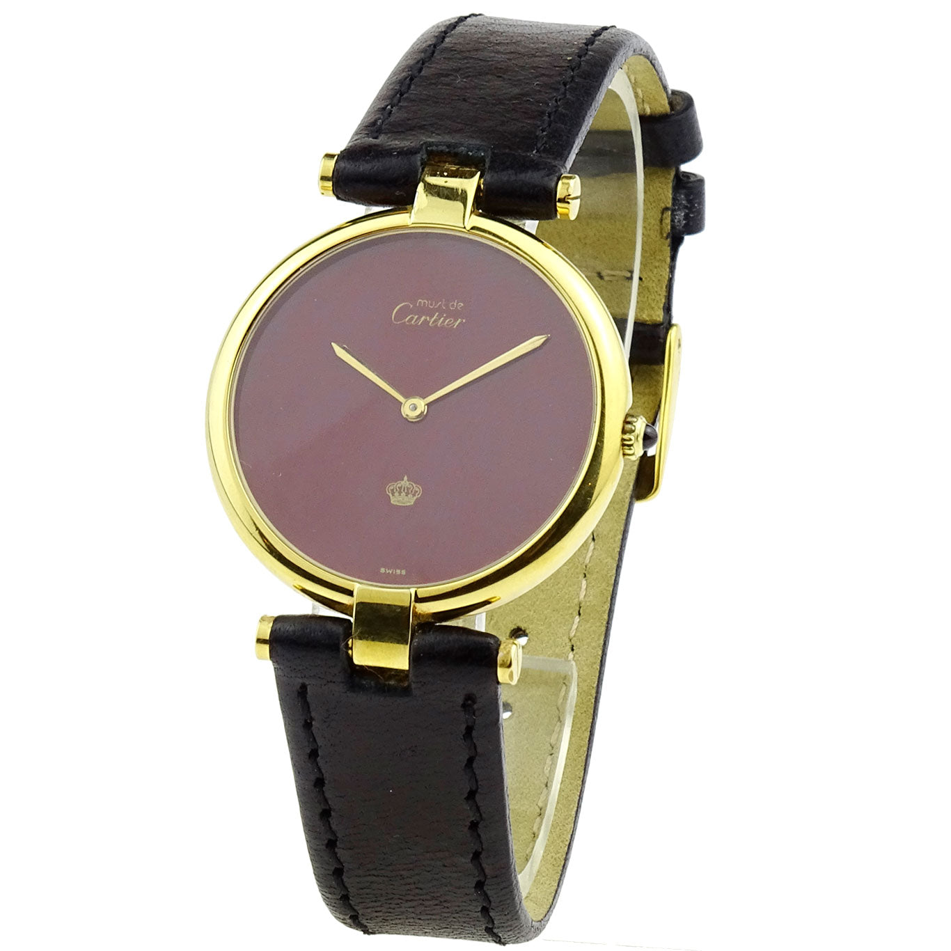 Cartier Vermeil Gold Plate Quartz
