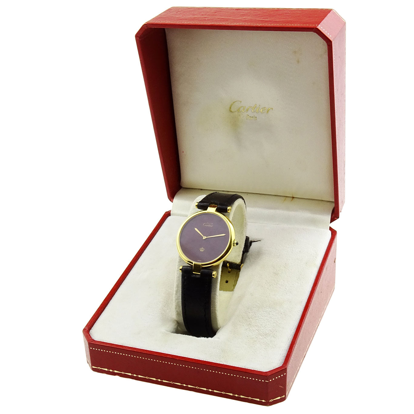 Cartier Vermeil Gold Plate Quartz