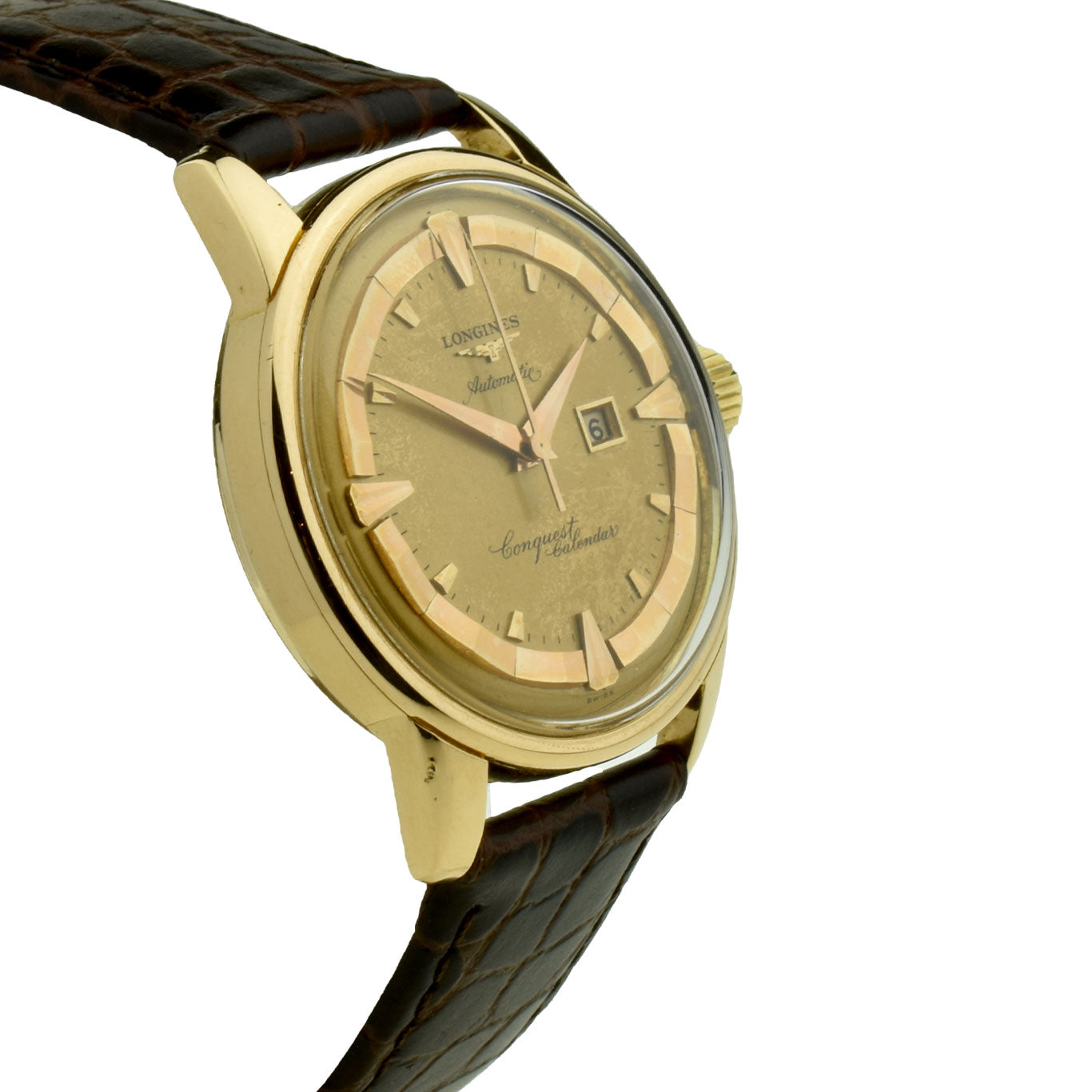 Longines Conquest Calendar 18ct Gold Vintage Automatic 9005-4