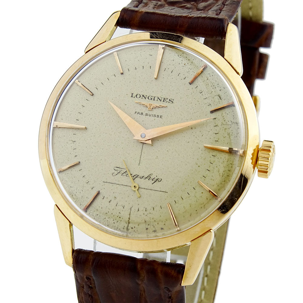 Longines Flagship 18ct Rose Gold Vintage Mechanical