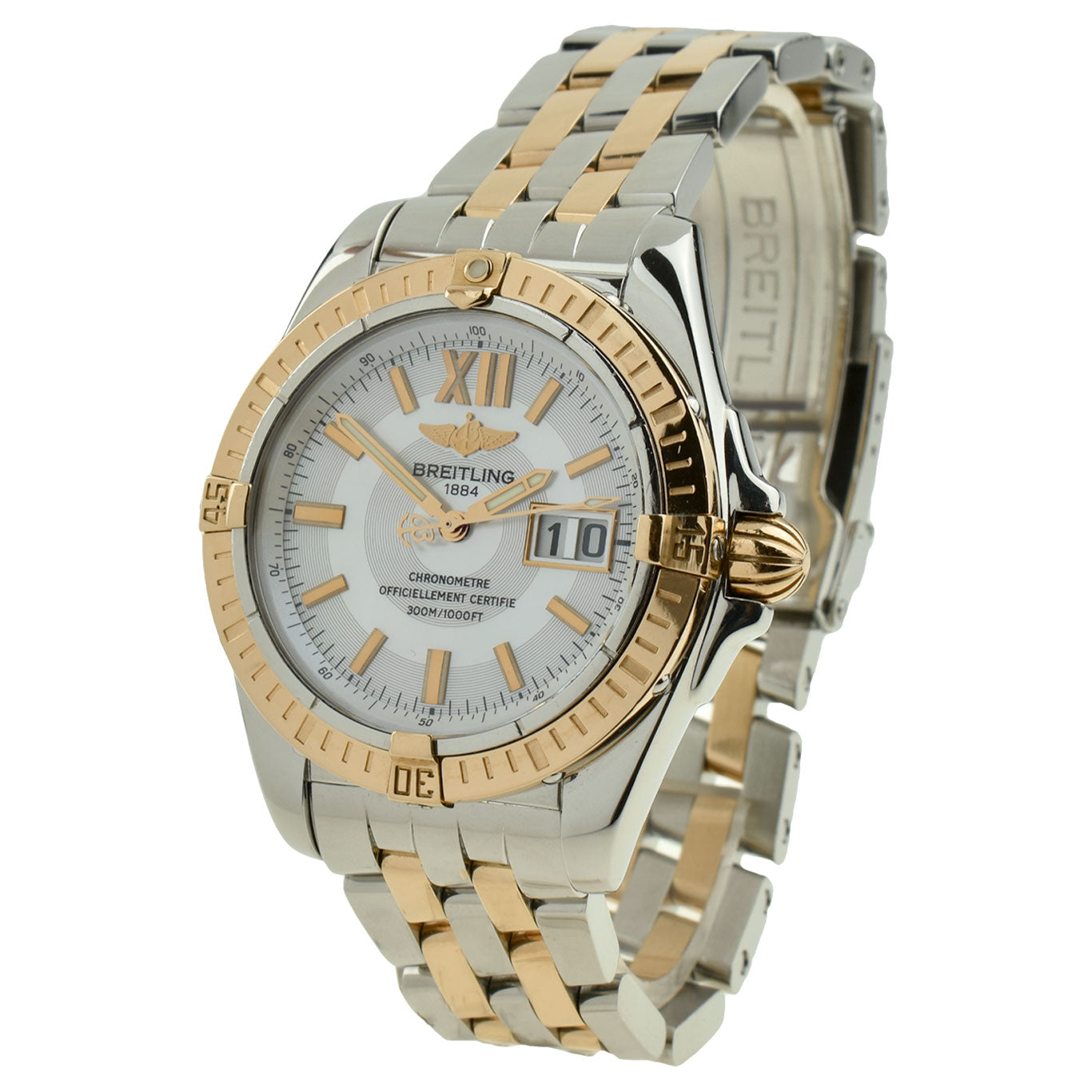 Breitling Cockpit Stainless Steel &amp; Rose Gold C49350