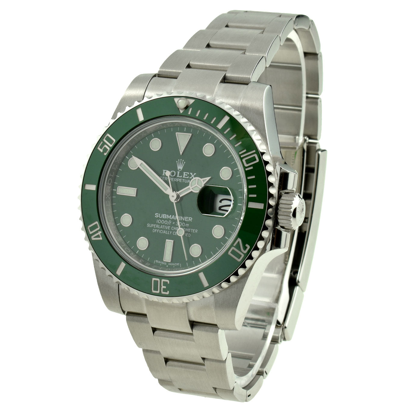 Rolex Submariner ‘Hulk’ Date Oyster Perpetual 116610LV at Parkers Jewellers