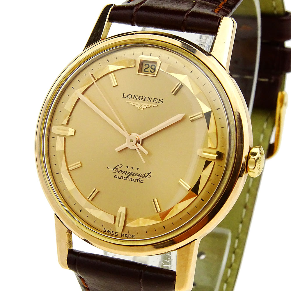 Longines Conquest 18ct Rose Gold Vintage Automatic 9025-4