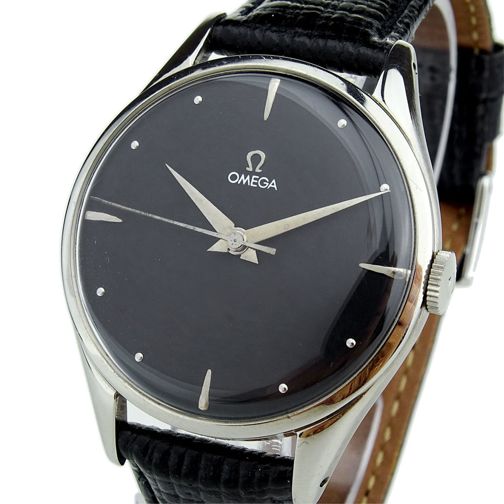 Omega Vintage Oversize Steel Mechanical