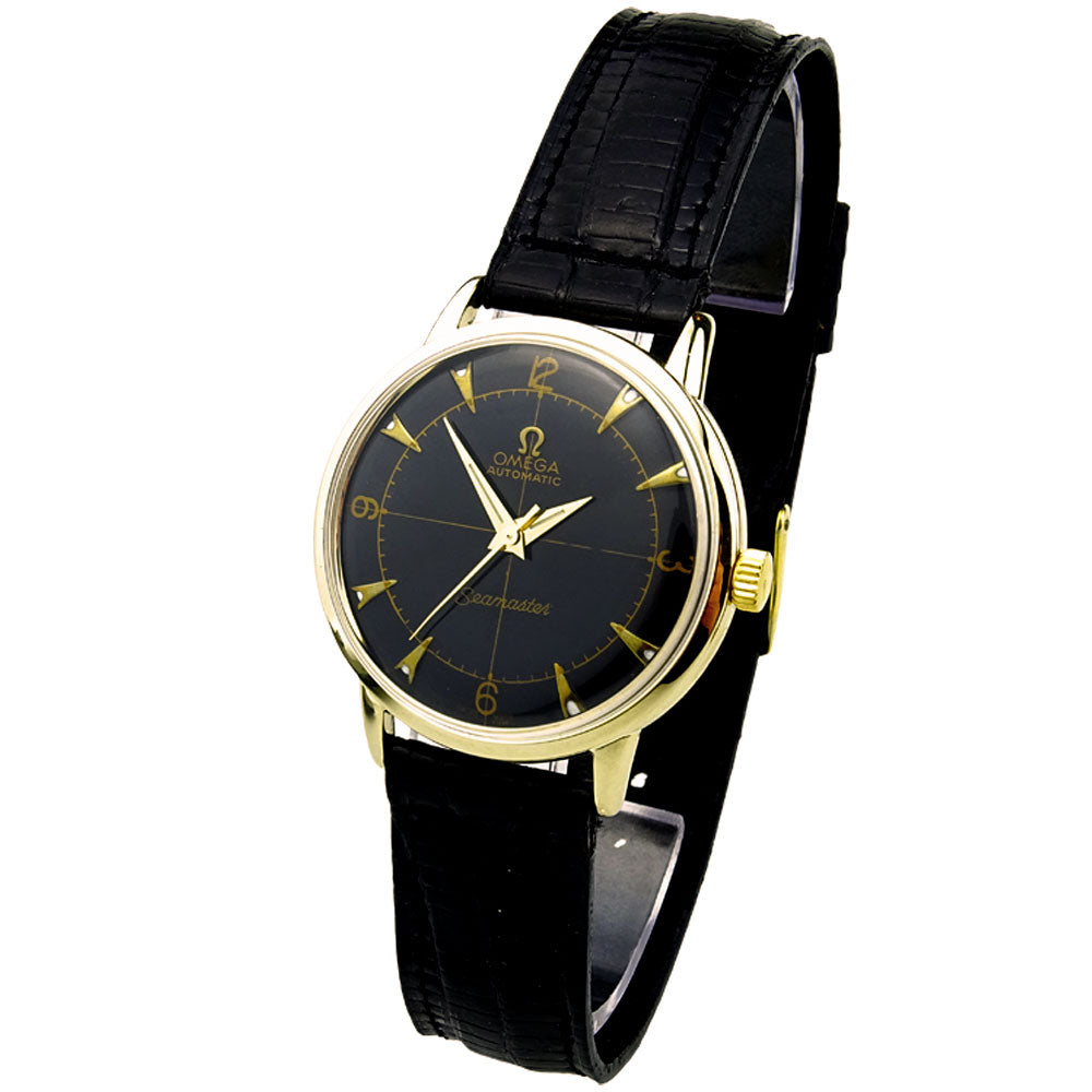 Omega Seamaster Vintage 14k Gold Bumper