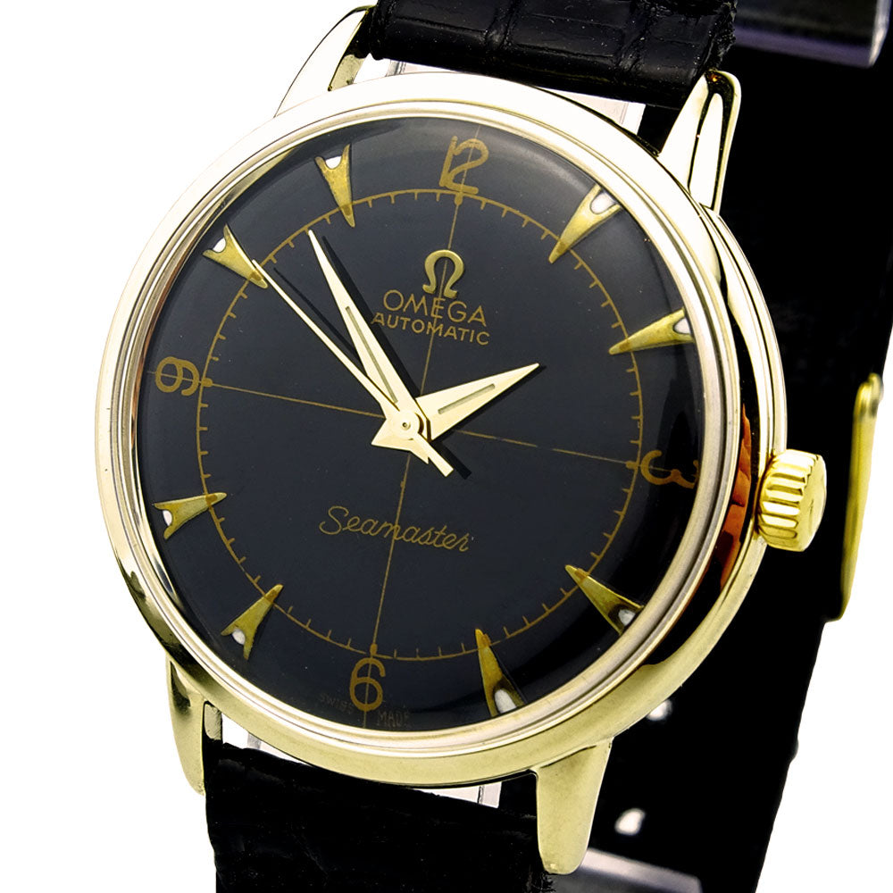 Omega Seamaster Vintage 14k Gold Bumper