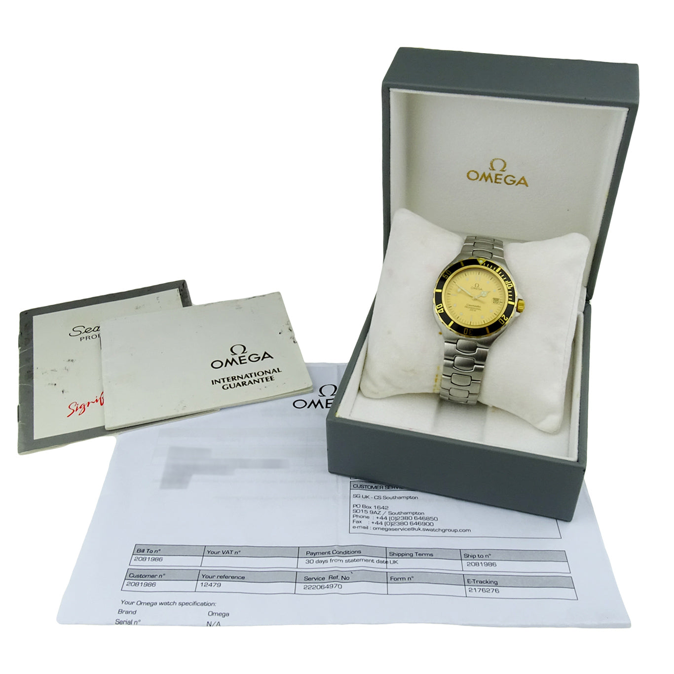 Omega Seamaster Professional 200m "Pre Bond" Steel &amp; Gold 2750.10.00