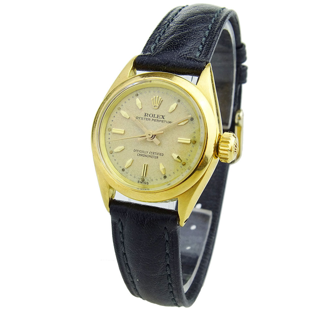 Rolex Lady Oyster Perpetual 18k Gold 6618