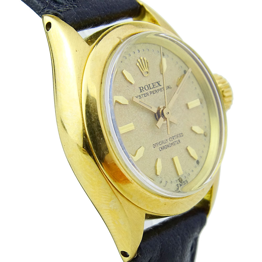 Rolex Lady Oyster Perpetual 18k Gold 6618