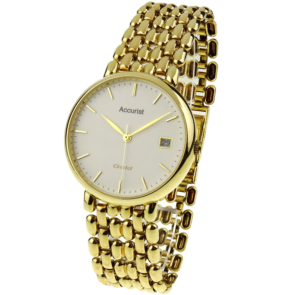 Accurist 9ct Gold Gents Quartz