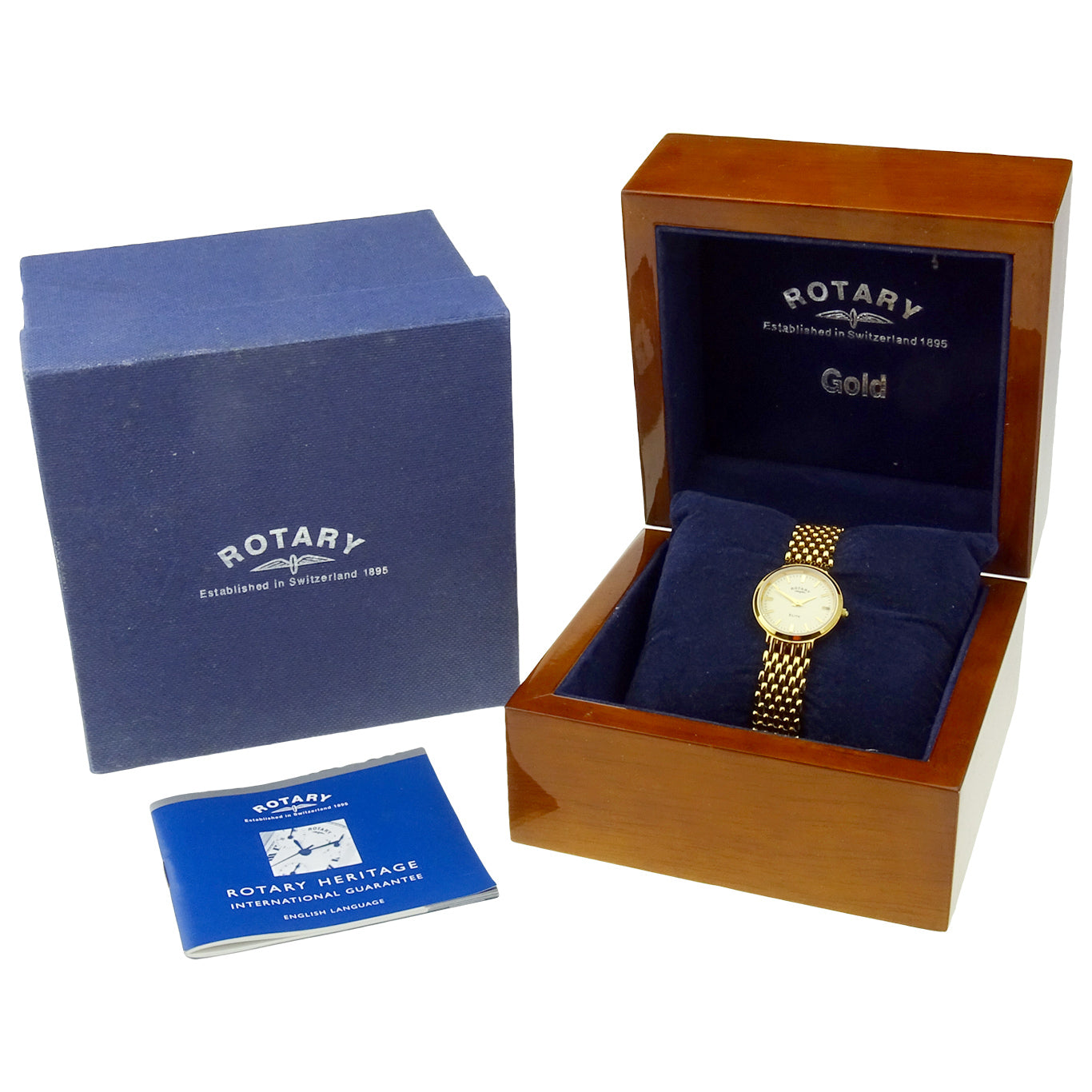 Rotary Elite 9ct Ladies Quartz