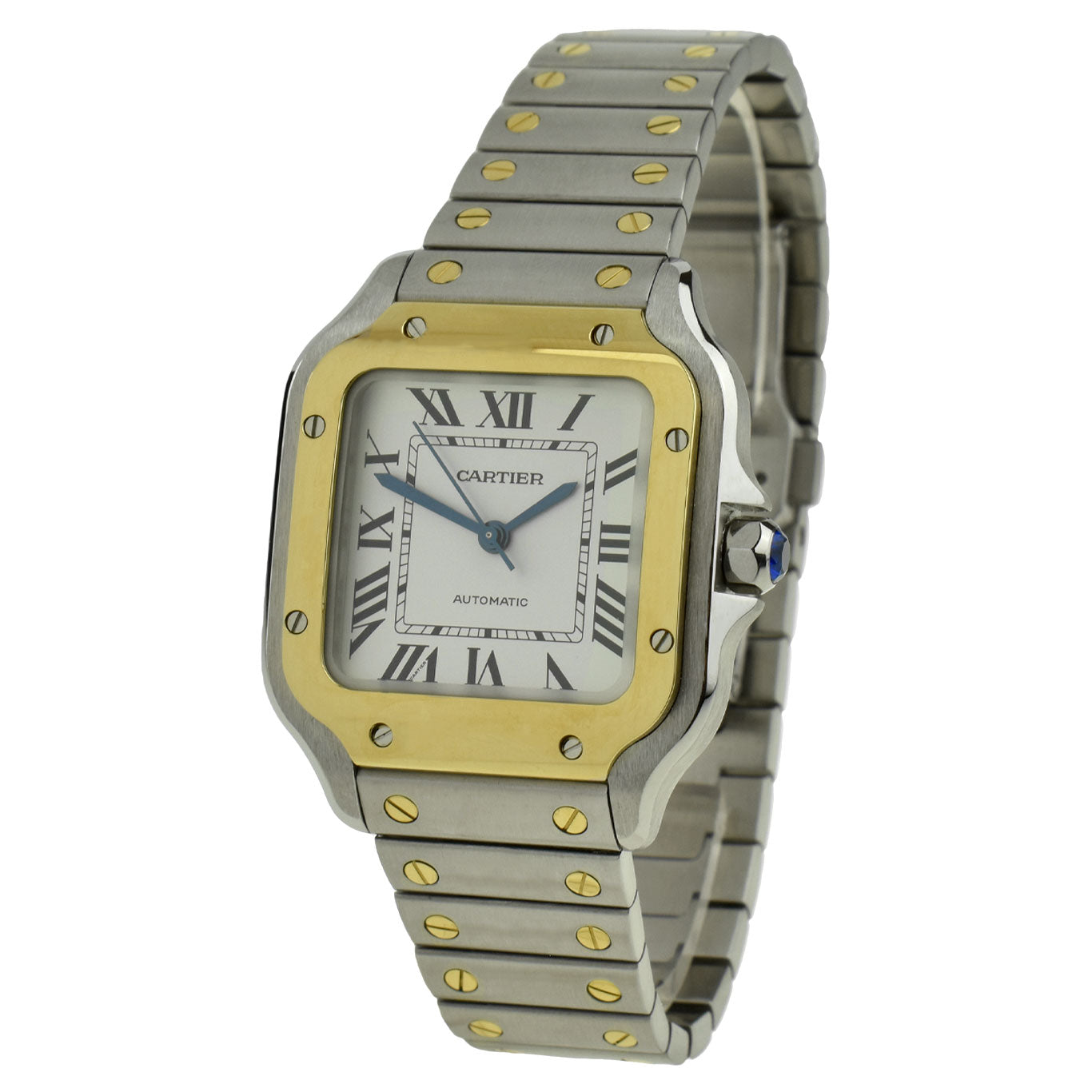 Cartier Santos De Cartier Medium Steel &amp; Gold W2SA0007