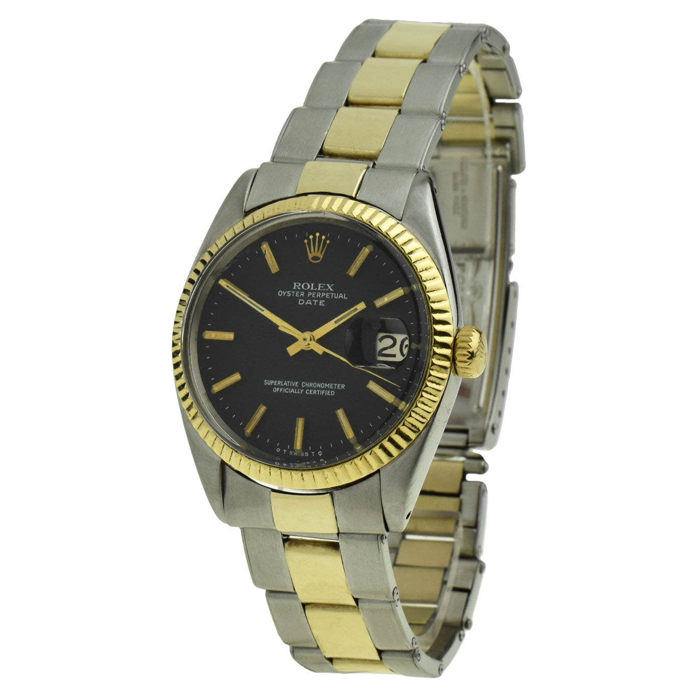 Rolex Date Steel & Gold Oyster Perpetual at Parkers Jewellers
