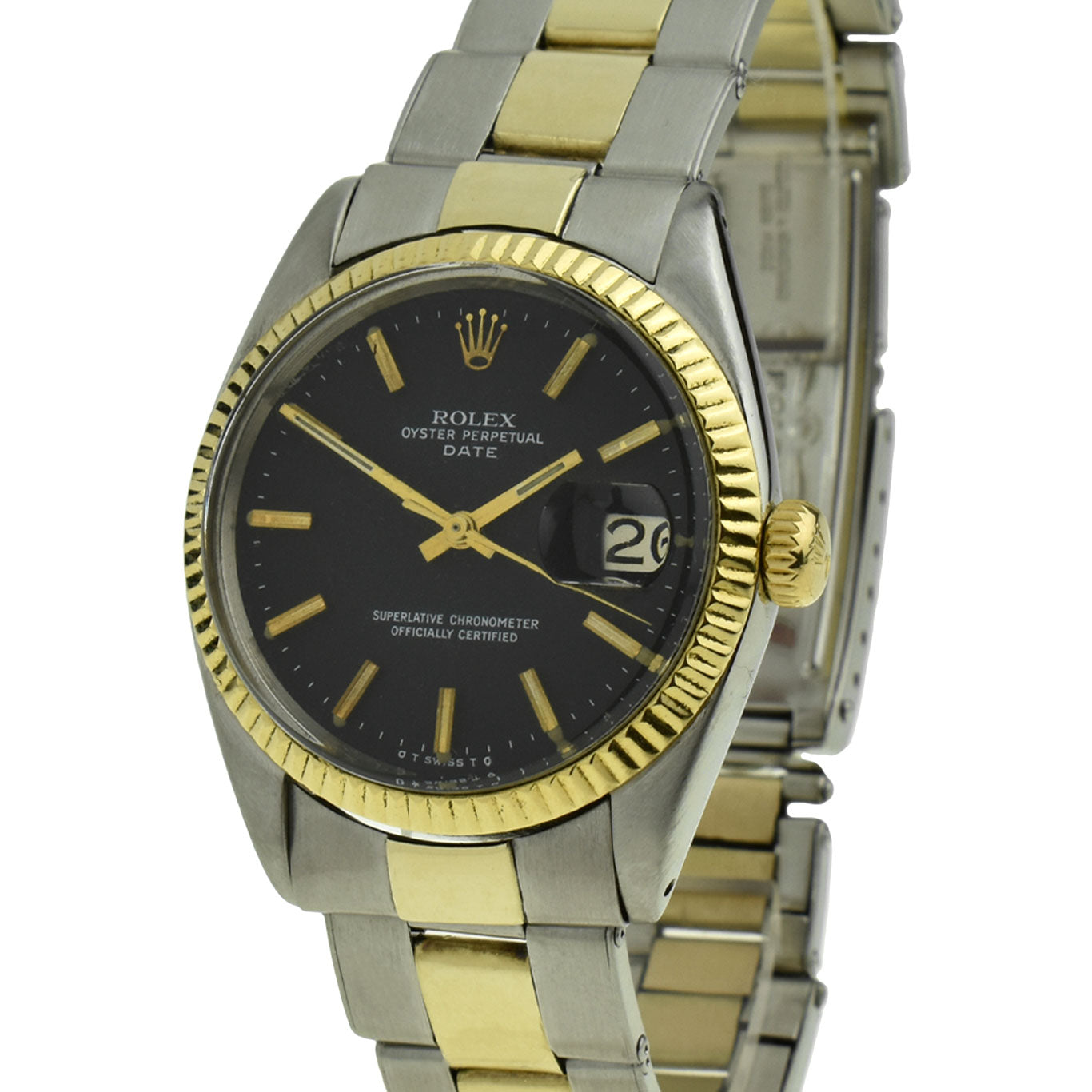 Rolex Date Steel &amp; Gold Oyster Perpetual 1500